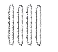 8-Inch Pole Saw Replacement Chain - 3/8" LP Pitch, .050" Gauge, 33 Drive Links, 16 Cutters Semi-Chisel High-Strength Alloy for Tree Cutting(4 x 33DL 16Cutters)