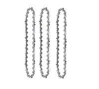 8-Inch Pole Saw Replacement Chain - 3/8" LP Pitch, .050" Gauge, 33 Drive Links, 16 Cutters Semi-Chisel High-Strength Alloy for Tree Cutting(3 x 33DL 16Cutters)