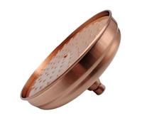 8-inch Red Copper Handheld Round Shower Head Wall-Mounted Shower Home Bathroom Accessory