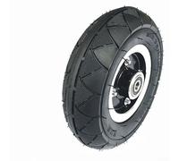 8 Inch Scooter Tire Set Solid Rubber 200x50 Size with Puncture Proof Construction and Traction Enhanced Tread Pattern Ideal for Various Terrain Conditions (A)