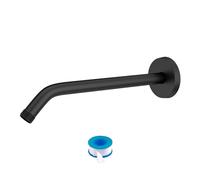 8 Inch shower arm (10"-Matte Black)