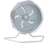 8 Inch Silent Hamster Wheel, Adjustable Height, Anti-Slip Chew-Proof, Stable Small Pet Running Wheel Perfect for Syrian Hamsters, Dwarf Mice and Tiny Pets Exercise (Blue)