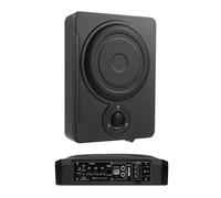 8 Inch Slim Subwoofer Underseat, 600w Slimline Subwoofer, Built in Amp for Car, Truck, Off-road Audio, for Both Personal Vehicle Audio Upgrade and Professional Sound Enhancement