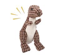 8 Inch Soft Teething Dinosaur, Chew Toys for Dogs, Squeaky Dog Toys Cute Doll, Small Medium Large Pet Mental Growth Support, Outdoor Training Prop, Indoor Play Doll for Boredom Enrichment Stimulating