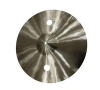 8 Inch Splash Alloy Cymbals Handmade Effect Cymbal Professional Cymbal For Drummer Performance Cymbal Set (Color : Two holes)