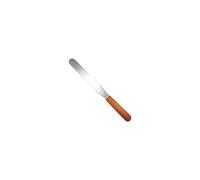 8 Inch Stainless Steel Spatula (200 mm) Brown Handle by Chabrias LTD