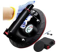 8 Inch Sucker Suction Cup for Glass Vacuum Pump Lifter Powerful Heavy Duty with Pressure Gauge ABS Handle for Granite Car Large Glass Moving Lifting Window Replacement Tools 440lbs Load Capacity