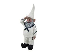 8-Inch Tall United States Navy Garden Gnome Statue, an Impactful Military Figurine and Home Decor Accent, Capturing the Spirit of Navy Sailors in Whimsical Detail