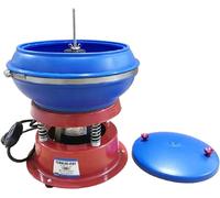 8 Inch Variable Speed Wet Polisher, Grinder Mini Vibratory Tumbler Wet Dry Polisher, Finisher & Cleaner, for Coins Metal Rust Removal Surface Polishing Finishing