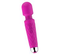 8 Inch Vibrator by Love2b - Premium Wand Massager Pink 20 Vibration Modes, 8 Intensities, USB Rechargeable, Waterproof, Portable Design for Relaxation, Intimate Adult Sex Toys for Men and Women