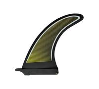 8 Inch Yellow Fiberglass Honeycomb Single Fin for Surf Longboard