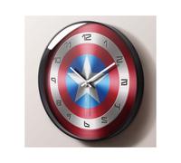 (8 inches) Captain America Children's wall clock silent wall clock Children's room decoration