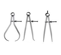 8 Inches Inside Spring Outside Divider Caliper Set Calipers Measuring Tool For Wood Turning Lathe Projects 3 Pack Knitting Hook Tool