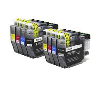 Go Inks 2 Set of 4 Cartridges to replace Brother LC3217 Compatible/non-OEM for Brother MFC Printers (8 Inks)