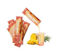 8 Joss Shots Pineapple Blast - Fizzing Sherbety Party Energy & Mood Boosters - Legal Upper with No Comedown - Taurine + L-Theanine + B-Vitamins + Amino Acids + Endorphin Precursors