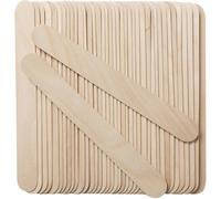 8'' Jumbo Craft Sticks, Borogo 56pcs Extra Large Natural Premium Wood, Ice Cream Sticks, Jumbo Sticks, Large Tongue Depressors, Plant Labels, Hair Removal and Waxing Supplies, Crafting