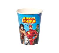 8 Justice League 210 ml Paper Cups