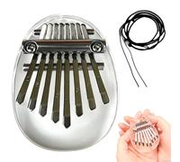 8 Key Exquisite Finger Thumb Piano, Symmetry Finger Thumb Piano, Marimba Musical Good Accessory Pendant Gift, Kalimba Thumb Piano, Christmas Piano Gifts (Teardrop)