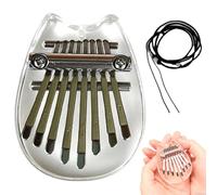 8 Key Exquisite Finger Thumb Piano, Symmetry Finger Thumb Piano, Marimba Musical Good Accessory Pendant Gift, Kalimba Thumb Piano, Christmas Piano Gifts (cat)