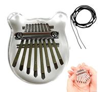 8 Key Exquisite Finger Thumb Piano, Symmetry Finger Thumb Piano, Marimba Musical Good Accessory Pendant Gift, Kalimba Thumb Piano, Christmas Piano Gifts (Bear)