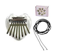 8 Key Kalimba Instrument Mini Musical Keyboard Thumb Piano Wooden Gifts Christmas Piano Portable Thumb Acrylic Gift