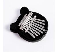 8 Key Kalimba Portable Metal Keys with Lanyard, Instruction Manual Thumb Piano for Children, Beginners Finger Piano Music Enlightenment(Bear C)