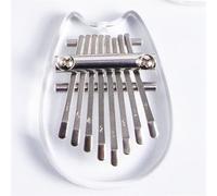 8 Key Kalimba Portable Metal Keys with Lanyard, Instruction Manual Thumb Piano for Children, Beginners Finger Piano Music Enlightenment(Fox A)