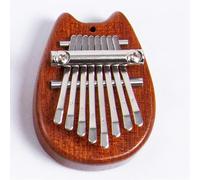 8 Key Kalimba Portable Metal Keys with Lanyard, Instruction Manual Thumb Piano for Children, Beginners Finger Piano Music Enlightenment(Fox B)