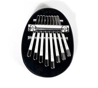 8 Key Kalimba Portable Metal Keys with Lanyard, Instruction Manual Thumb Piano for Children, Beginners Finger Piano Music Enlightenment(Oval)