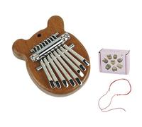 8 Key Mini Klimba exquisite Finger Thumb Piano Marimba Musical good accessory with Lanyard Portable Musical Instrument Lightweight Cute Marimba Instrument for Music Lovers/Beginners