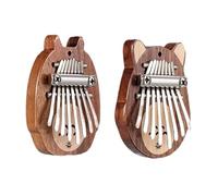 8 Key Mini Thumb Piano - Portable Kalimba in Black Walnut and Maple, Exquisite Finger Piano for Music Lovers(B)
