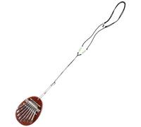 8 Keys Mini Kalimba Finger Thumb Piano for Beginners | Wood Build, Crisp Sound, Lightweight Design, Suitable for Christmas and Birthdays Random Style