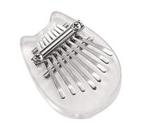 8 Keys Mini Kalimba Portable Thumb Piano Clear Cat