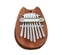 8 Keys Mini Kalimba Thumb Piano with Lanyard Portable Pocket Finger Harp Easy-to-learn Musical Mbira Instrument Beginner Kids Adult Gift