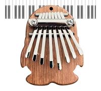 8 Keys Thumb Piano Exquisite Finger Thumb Piano, 8 Keys Marimba Music Pendant, Cute Small Finger Piano Ornaments for Adults, Music Lovers, Friends, Travel