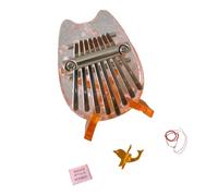 8 Keys Thumb Piano Portable Acrylic Kalimba Finger Beginner Keyboard Instrument Gifts for Adults Beginners Thumb Musical for All Ages Relaxation