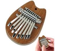8 Keys Thumb Piano, Portable Instrument, Solid Wood Build with Smooth Tone, Beginner Friendly Design for Music Practice, Finger Piano and All Ages Use, Pocket Sized Instrument