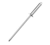 8" Knife Sharpening Steel, Knife Steel for Kitchen, Fine Knife Sharpener | Rod Length 20cm, 30cm in Total