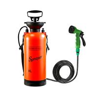 8 L Camping Shower Portable Pressure Shower Outdoor Camping Shower Multi-Function Shower Bag with 7 Water Spray Modes for Travel, Hiking, Climbing, Summer Bathing, Car, Truck, Dog and Pet Cleaning