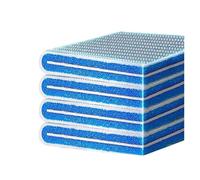 8-Layer Aquarium Filter Sponge Pad - 50X11mm/30X40mm Glue-Free Fish Tank Skimmer & Pond Cotton(1pcs30X40X2cm)