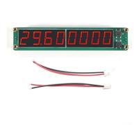 8 LED Digital Frequency Counter Module for Frequency Measurement 0.1MHz to 2400MHz Applied in Signal Analysis and Electronic Testing (red)