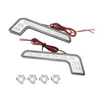 8-LED Super Bright Waterproof Daytime Running Lights, Universal Fit, Enhanced Visibility for Safety and Style on the Road