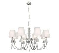 Ceiling Light Silver Portico 8 Chrome Searchlight 6888-8CC