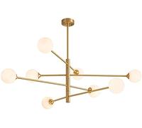 8 Lights Sputnik Chandeliers Mid Century Lighting Modern Pendant Lighting d Industrial Rustic Ceiling Light Fixture for Dining Kitchen Island Bedroom Lighting-d 4t Made in China