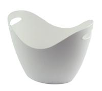 Plastic Wine & Champagne Bottle Cooler & Ice Bucket - White - 8 Litre Restaurant Dinning