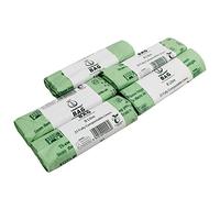 8 Litre x 125 Compost Bag - Compostable Kitchen Caddy Liner - Food Waste Bin Liners - EN 13432-8L Bags with Composting Guide