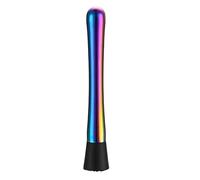 8" Long Stainless Steel Cocktail Muddlers Mixer Barware Cocktail DIY Drink Fruit Muddler Crushed Ice Barware Bar Tool(Clolorful Blue)