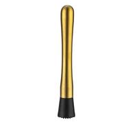 8" Long Stainless Steel Cocktail Muddlers Mixer Barware Cocktail DIY Drink Fruit Muddler Crushed Ice Barware Bar Tool(Gold)