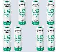 8 LS14500 3.6V Lithium Battery LS-14500 LS 14500