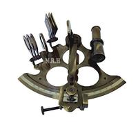 8" Marine Navigational Astrolabe Instrument Brass Nautical Antique Style Sextant Marine NAVIGATIONAL Ship Instrument | Working Brass Sextant